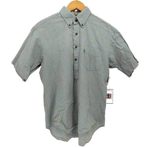 ヴァンヂャケット VAN JAC シアサッカー ストライプ S/S ポロシャツ メンズ JPN:M