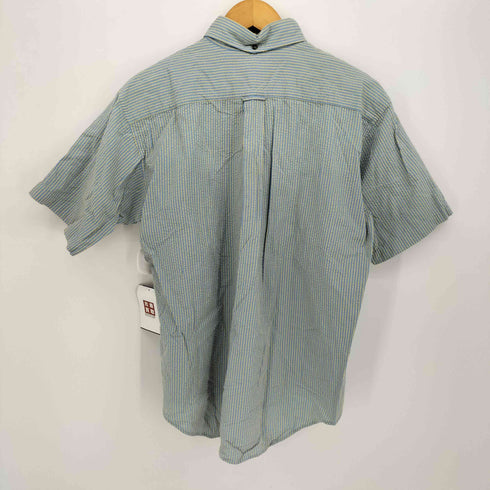 ヴァンヂャケット VAN JAC シアサッカー ストライプ S/S ポロシャツ メンズ JPN:M