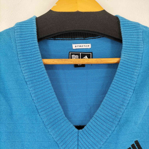 アディダス adidas ロゴ刺繍 ニットベスト メンズ JPN:S