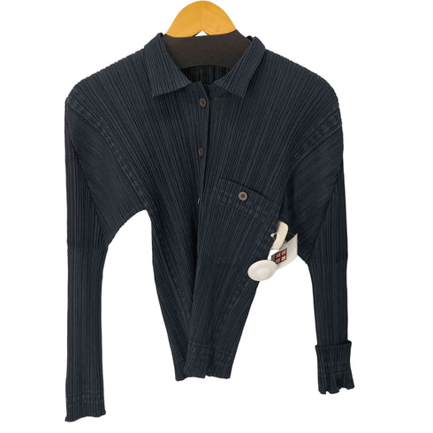 プリーツプリーズイッセイミヤケ PLEATS PLEASE ISSEY MIYAKE L/S プリーツシャツ レディース JPN:3