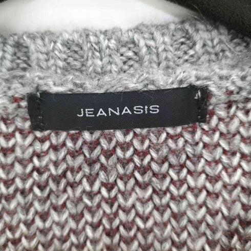ジーナシス JEANASIS 5G floatロゴBIGプルオーバー レディース FREE