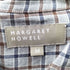 マーガレットハウエル MARGARET HOWELL カシミヤ混 チェックシャツ メンズ JPN:M
