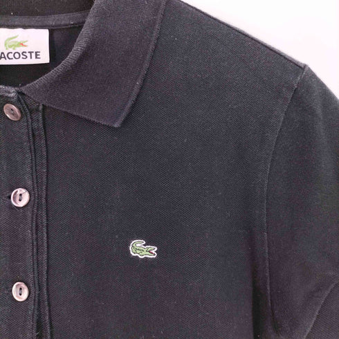 ラコステ LACOSTE ロゴ刺繍 鹿の子 ポロ ワンピース レディース 42
