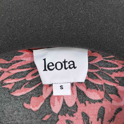 leota ボタニカル 7分袖ベルテッドワンピース レディース import:S