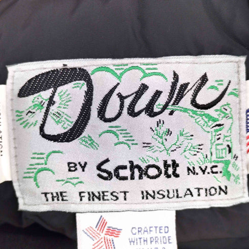 ダウンバイショット Down BY Schott MADE IN USA ダウンジャケット メンズ JPN:M