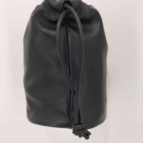ユナイテッドアローズグリーンレーベルリラクシング UNITED ARROWS green label relaxing フェイクレザー 巾着ショルダーバッグ レディース