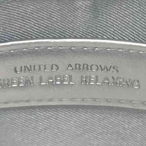 ユナイテッドアローズグリーンレーベルリラクシング UNITED ARROWS green label relaxing フェイクレザー 巾着ショルダーバッグ レディース