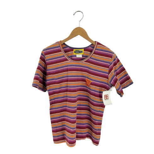 TAG RAG USA製 ボーダー クルーネックTシャツ メンズ import:L