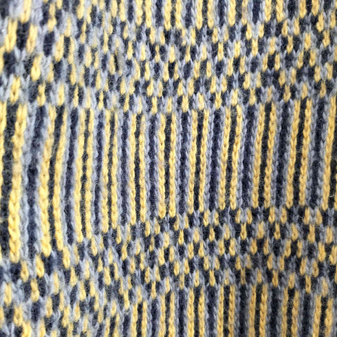 ナナナナサーカ 77circa 2way Navajo twill pattern jaquard knit レディース FREE