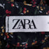 ザラ ZARA 花柄 スリット キャミワンピース レディース import:L
