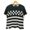 ウィズリミテッド WHIZ LIMITED ブロックチェック ボーダー クルーネックTシャツ メンズ JPN:L