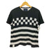 ウィズリミテッド WHIZ LIMITED ブロックチェック ボーダー クルーネックTシャツ メンズ JPN:L