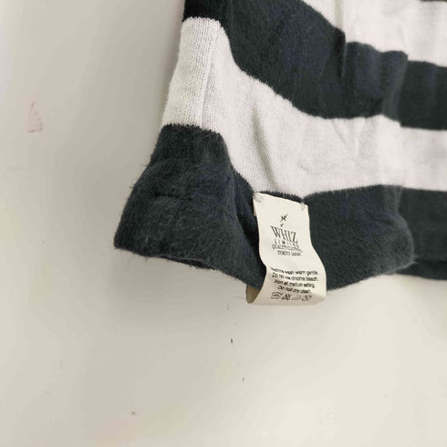 ウィズリミテッド WHIZ LIMITED ブロックチェック ボーダー クルーネックTシャツ メンズ JPN:L