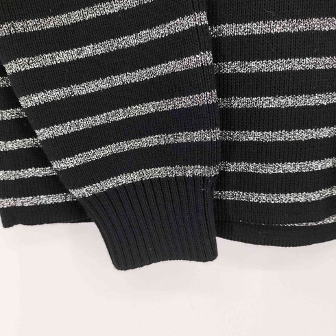 サンローランパリ SAINT LAURENT PARIS Border Knit Sweater メンズ L