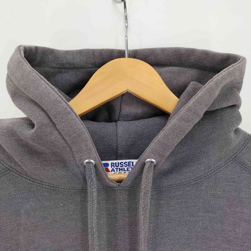 ラッセルアスレチック RUSSELL ATHLETIC PRO COTTON 袖ロゴ 刺繍 裏起毛 プルオーバー パーカー メンズ import:M