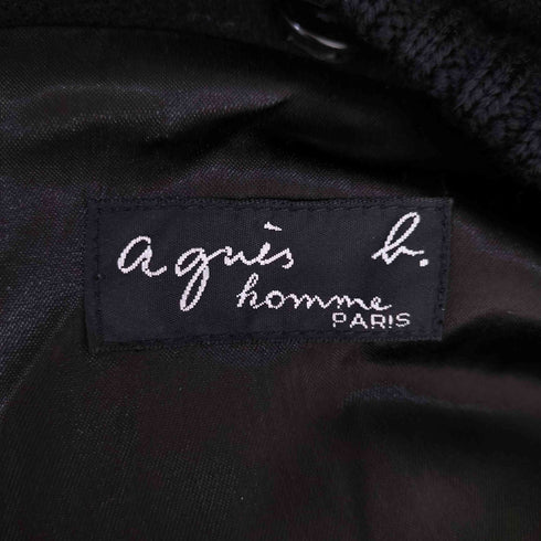 アニエスベーオム Agnes b.homme フランス製 ウールジップブルゾン ririzip メンズ EUR:52