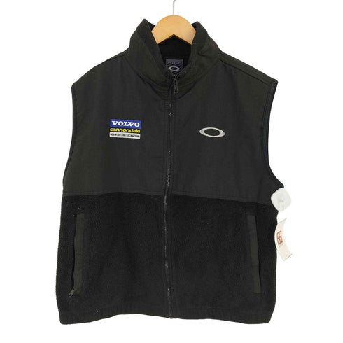 オークリー OAKLEY 90-00S フリース切替ベスト 企業ロゴ刺繍 メンズ JPN:M