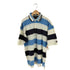 トミーヒルフィガー TOMMY HILFIGER ボーダー 鹿の子ポロシャツ メンズ import:L