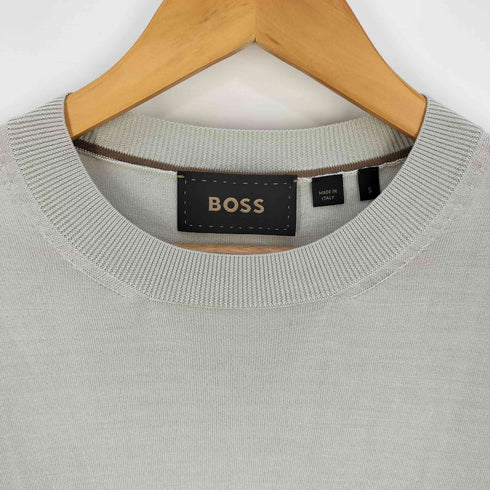ボス BOSS イタリア製 ショートスリーブ シルクニット レディース import:S