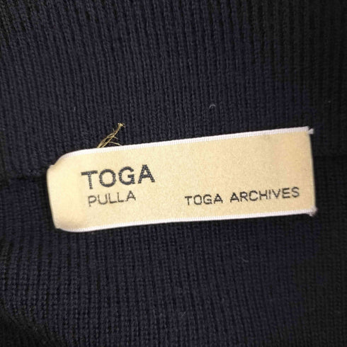 トーガプルラ TOGA PULLA レザー切替ニットスカート レディース 1