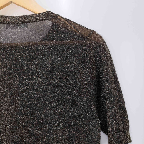 ビューティーアンドユースユナイテッドアローズ BEAUTY & YOUTH UNITED ARROWS ラメ ハーフスリーブ カーディガン レディース