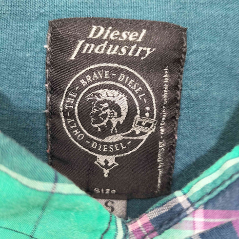 ディーゼル DIESEL L/S チェック シャツ Y2K メンズ import:S