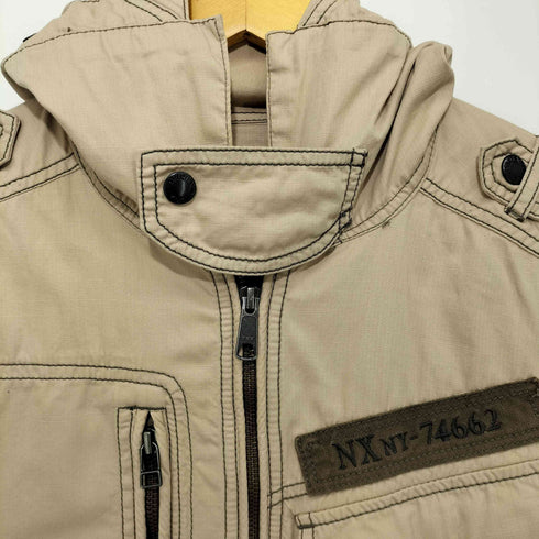 アヴィレックス AVIREX ジップアップ ミリタリー ジャケット メンズ import:M