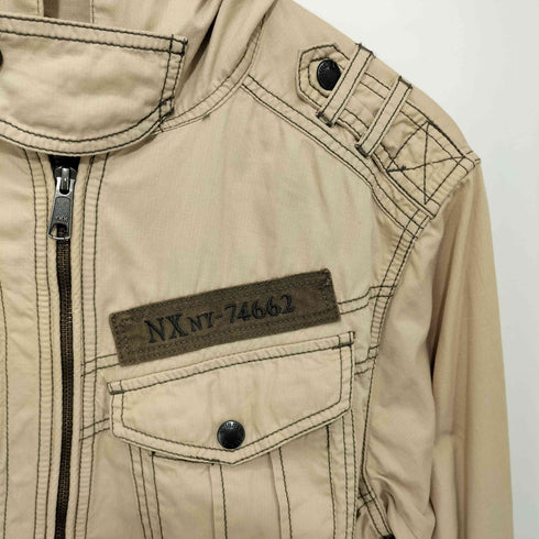 アヴィレックス AVIREX ジップアップ ミリタリー ジャケット メンズ import:M