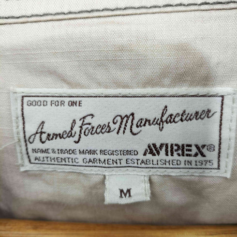 アヴィレックス AVIREX ジップアップ ミリタリー ジャケット メンズ import:M