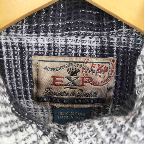 EXP オンブレ コットンネルシャツ メンズ import:L