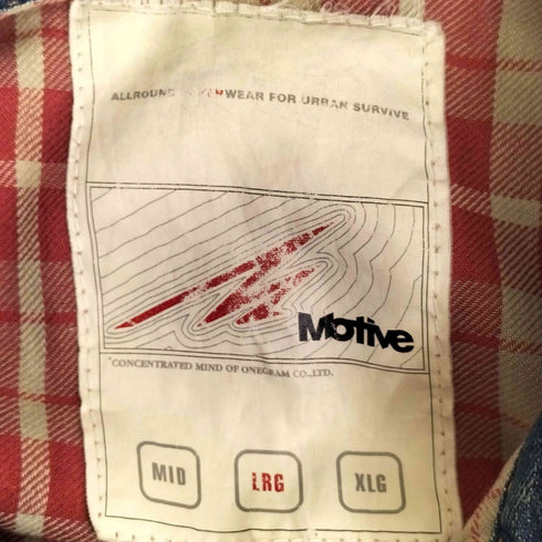 MOTIVE 裏原 1st型 ファースト 裏地ネル デニムトラッカージャケット メンズ JPN:L