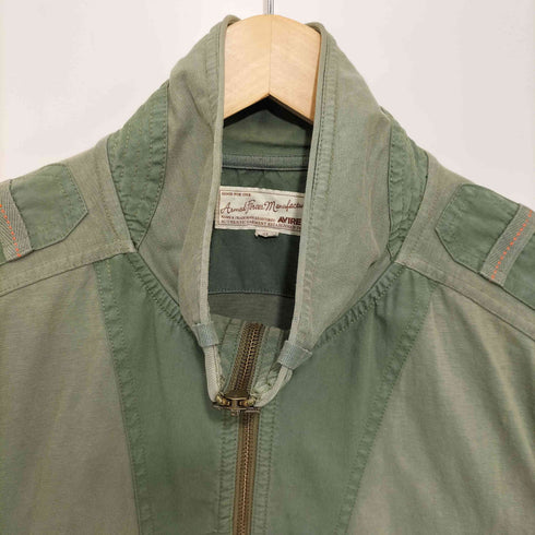 アヴィレックス AVIREX US NAVY SST-75 ミリタリージャケット エルボーパッチ メンズ import:XL
