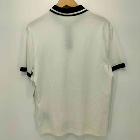 プラダ PRADA バイカラー半袖ポロシャツ メンズ import:S