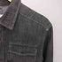 ジースターロー G-STAR RAW 総柄 ブラックデニム L/S ウエスタンシャツ メンズ import:M