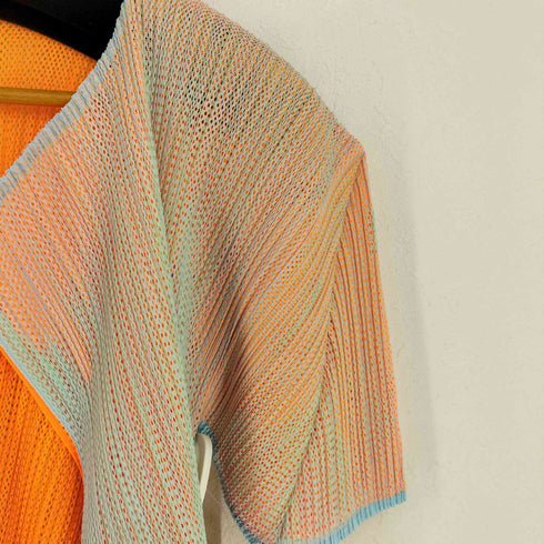 プリーツプリーズイッセイミヤケ PLEATS PLEASE ISSEY MIYAKE プリーツ ボタンレス S/S カーディガン レディース JPN:3
