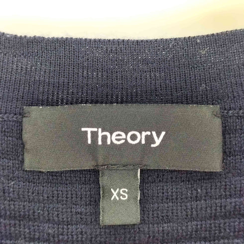 セオリー theory 凹凸 ボーダー ウール ニット カットソー メンズ import:XS