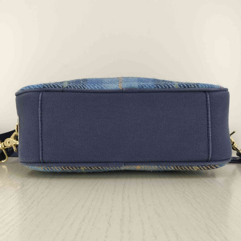 ユーエスポロアッスン U.S.POLO ASSN ロゴ刺繍 ツイード ショルダーバッグ メンズ