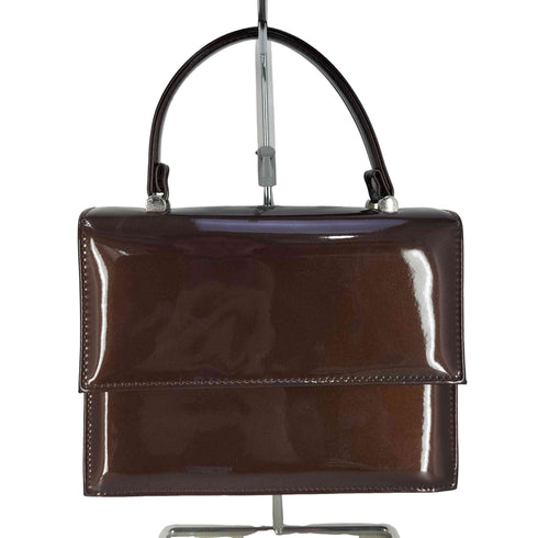 VALENTINO COUPEAU エナメル ハンドバッグ レディース