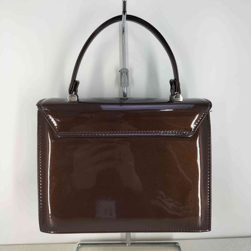 VALENTINO COUPEAU エナメル ハンドバッグ レディース