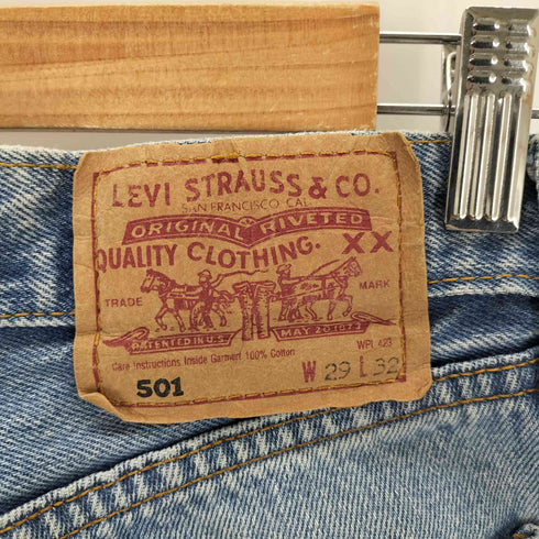 リーバイス Levis 90S UK製 501 ボタン裏299 メンズ 29×32