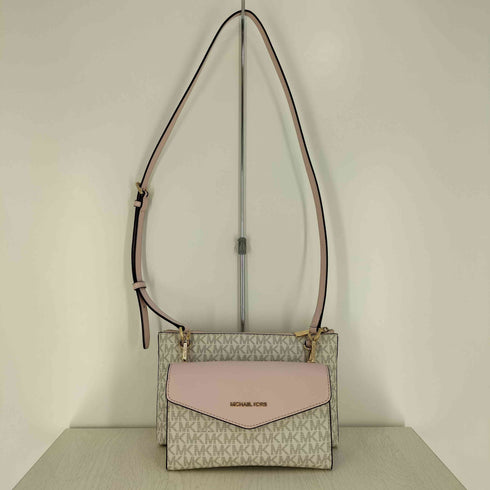 マイケルコース Michael Kors モノグラム レザー シグネチャーポーチ レディース