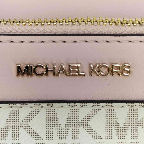 マイケルコース Michael Kors モノグラム レザー シグネチャーポーチ レディース