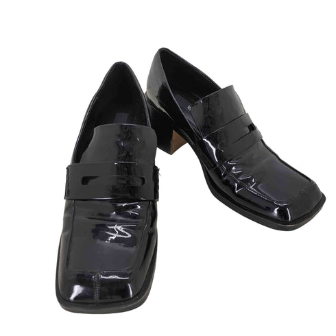 ザラ ZARA エナメルヒールローファー メンズ 41