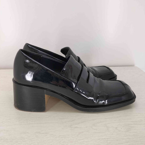 ザラ ZARA エナメルヒールローファー メンズ 41