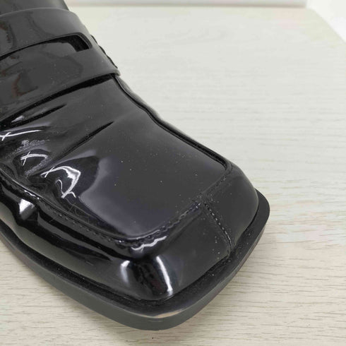 ザラ ZARA エナメルヒールローファー メンズ 41