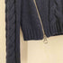 シーバイクロエ SEE BY CHLOE サイドジップデザイン ケーブル編み クロップド ニット レディース