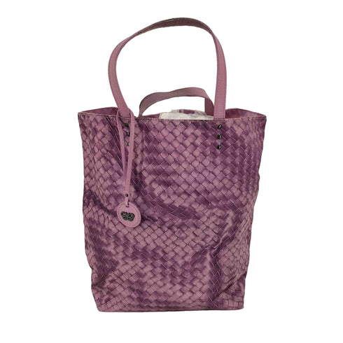 ボッテガヴェネタ BOTTEGA VENETA イントレッチオリュージョンナイロン トートバック レディース