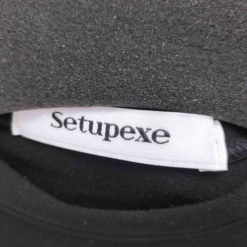 SETUP-EXE 切替デザインクルーネックTシャツ レディース ONE SIZE