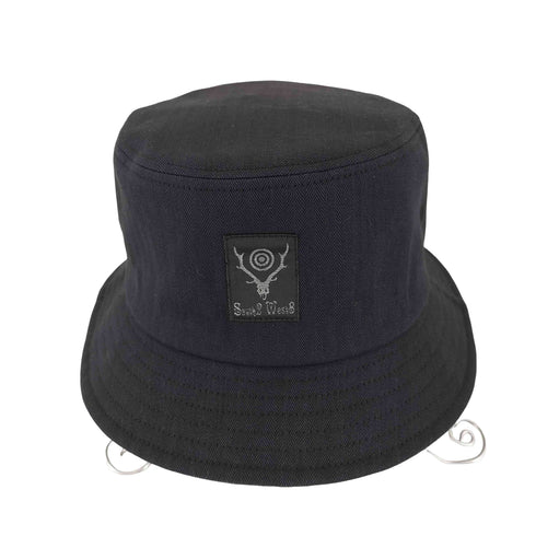 サウスツーウェストエイト SOUTH2 WEST8 Bucket Hat - Cotton Herringbone メンズ M