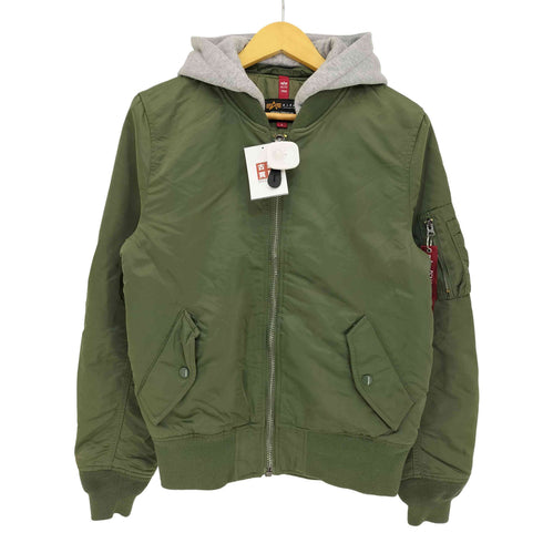 アルファインダストリーズ ALPHA INDUSTRIES フード付き MA-1 メンズ JPN:S